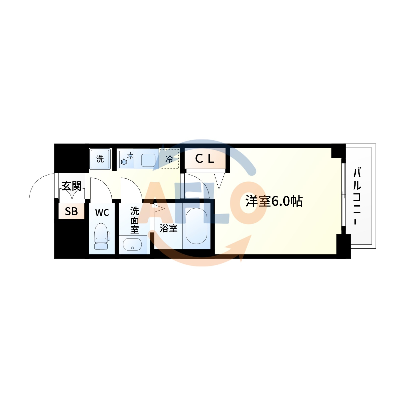 プレサンス西九条シティベイの間取り|プレサンス西九条シティベイ　間取り