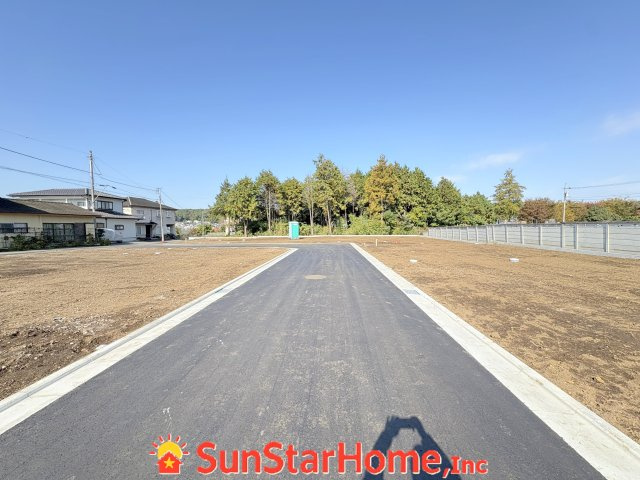 【サンスターホーム】青梅市藤橋2丁目　売地No.6の前面道路含む現地写真