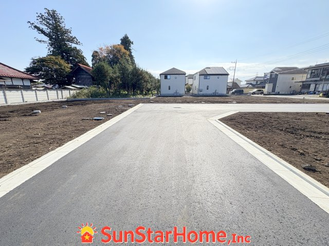 【サンスターホーム】青梅市藤橋2丁目　売地No.6の前面道路含む現地写真