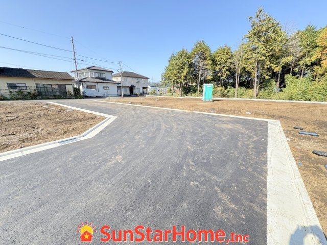 【サンスターホーム】青梅市藤橋2丁目　売地No.5の前面道路含む現地写真
