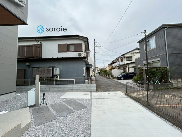 所沢市狭山ヶ丘　新築戸建の駐車場|令和7年11月13日撮影。