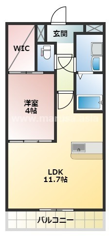 Tファイブ元宮の間取り