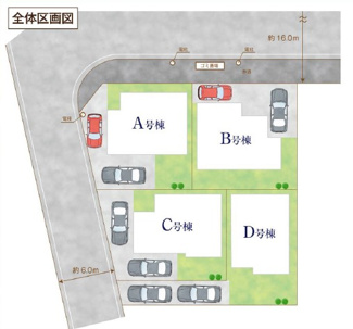 【区画図】 | さいたま市岩槻区平林寺　新築戸建