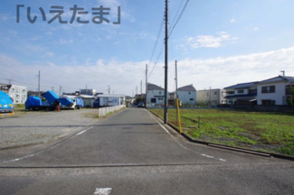 【前面道路含む現地写真】 | 【仲介手数料無料！！】府中市住吉町3丁目　新築戸建て（全7棟）E号棟　5290万円 | 南西側