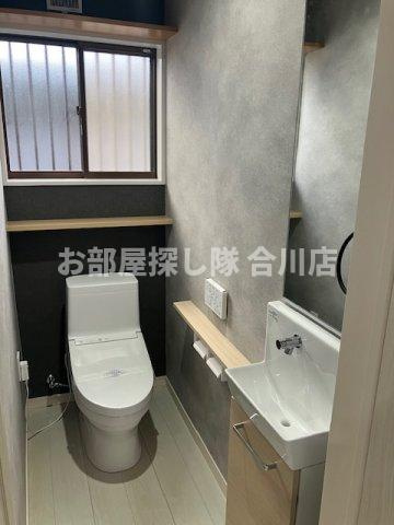 久留米市田主丸町豊城の一戸建てのトイレ