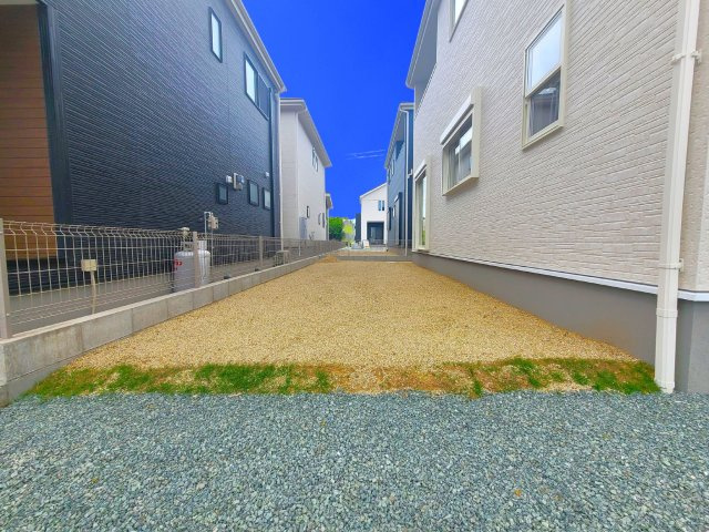 熊本市東区長嶺東第6₋3棟(2号棟)の庭|お庭で自由な時間を過ごせます。