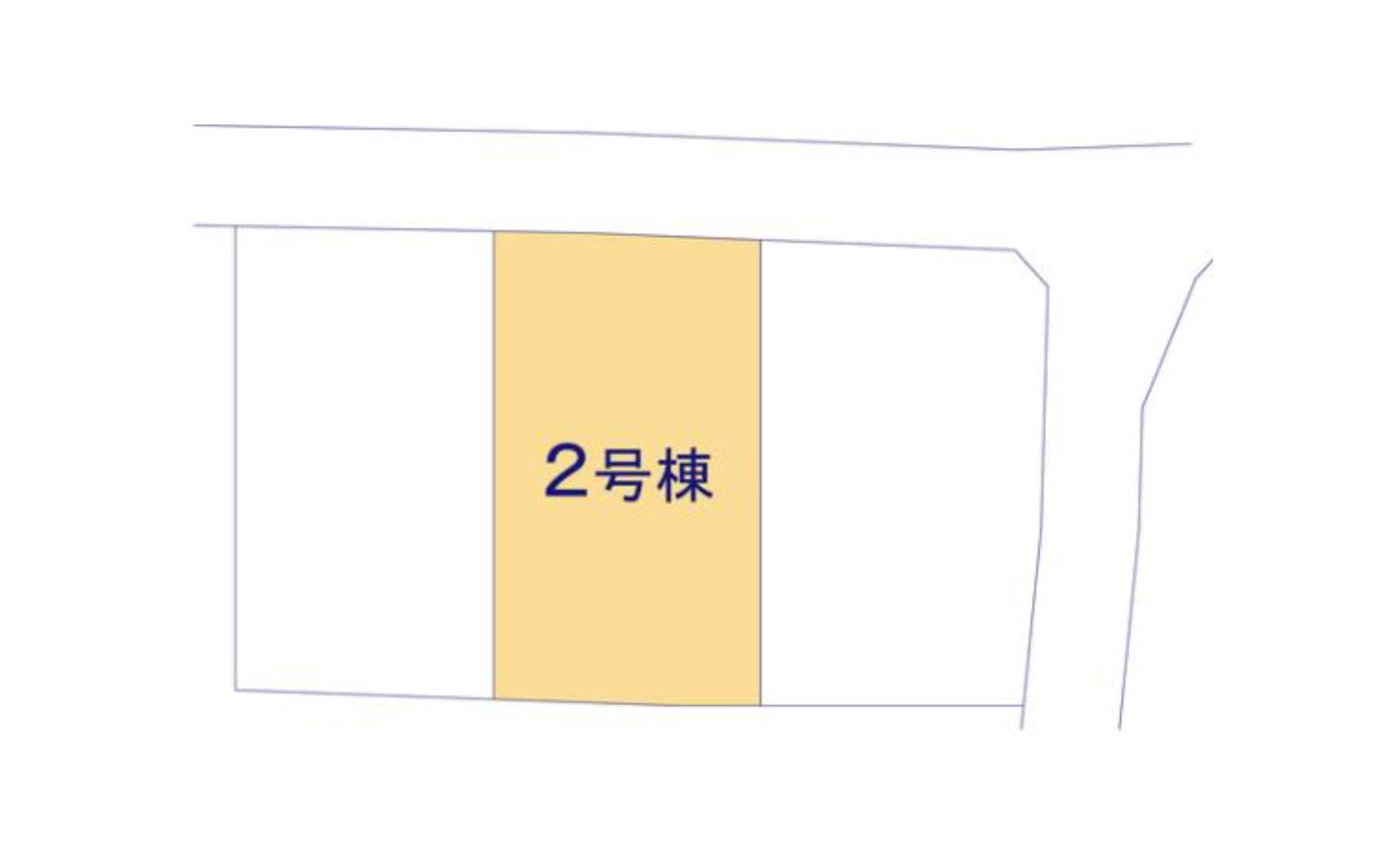 熊本市東区長嶺東第6₋3棟(2号棟)の区画図|配置図（2号棟）