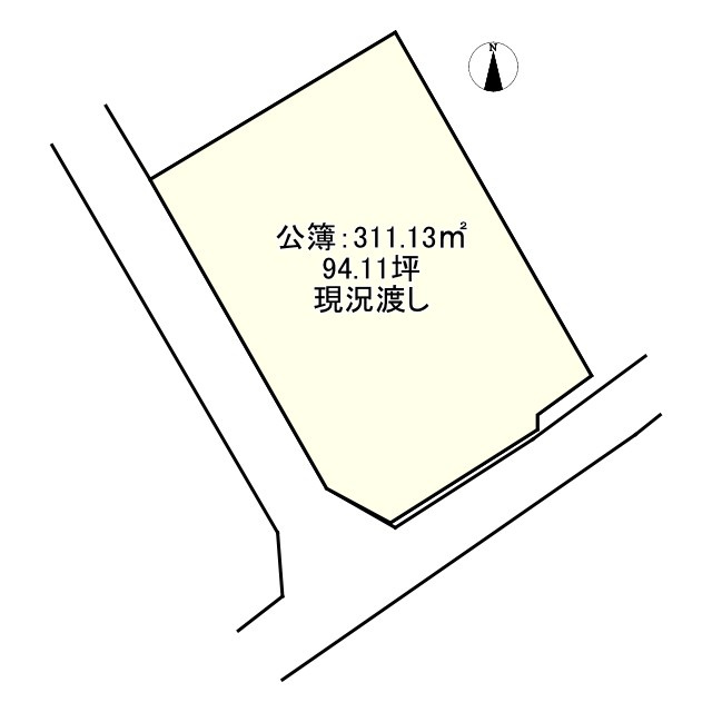西条市周布880-2　売土地の土地図