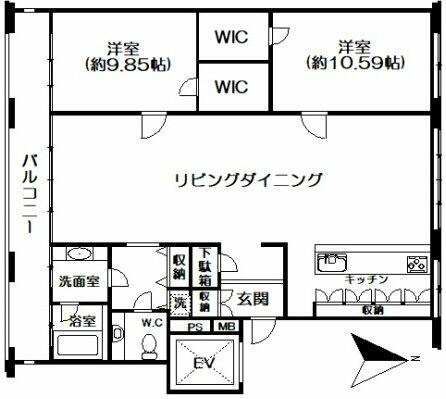 水明荘の間取り