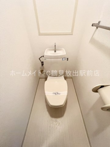 大阪市城東区永田１丁目の賃貸マンションのトイレ