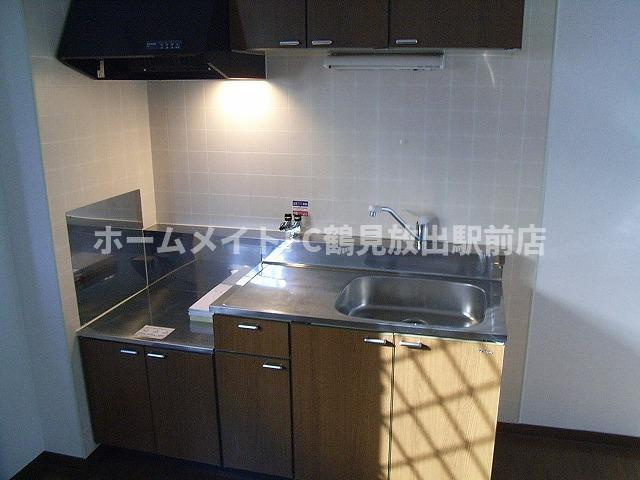 東大阪市稲田本町１丁目のハイツのキッチン|赤色タイプ有り