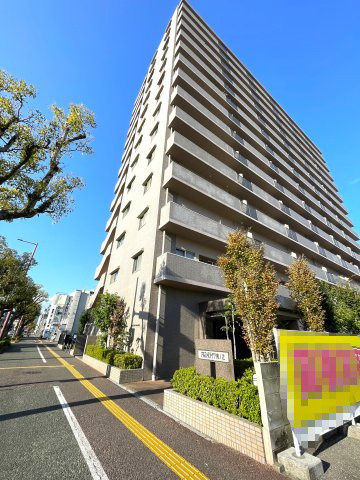 アルファステイツ梅ノ辻の外観|総戸数７８戸、全戸南向きのマンションです。