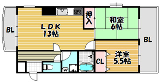 【間取り】 | プランドール中川