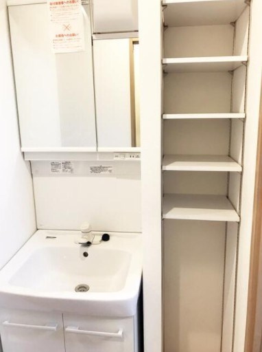 ヴィラモリの独立洗面台