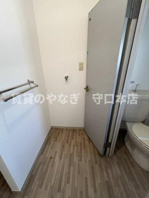 【内装】 | 八雲ハイツ | 室内洗濯機置き場です♪