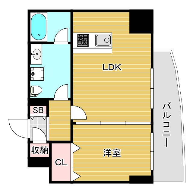 インボイス難波南レジデンスの間取り