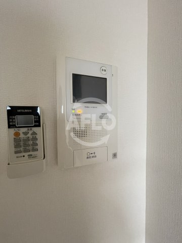 ヴィルヌーブ中之島のセキュリティ|ヴィルヌーブ中之島　モニター付きインターホン