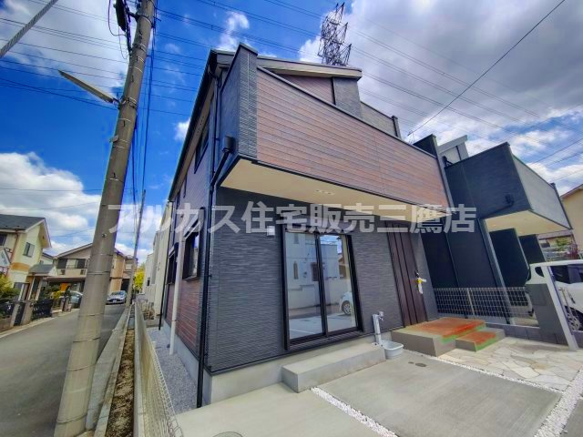 調布市深大寺北町３丁目 中央線 三鷹駅 新築戸建の前面道路含む現地写真