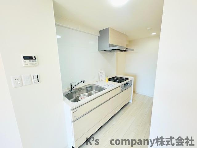 茅ヶ崎市甘沼　オクトス湘南茅ヶ崎グランドヒルのキッチン|爽やかな清潔感のあるシステムキッチン☆