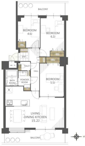 【風 通 し×陽 当 た り 良 好】ダイアパレスアクティブシティ鶴見の画像
