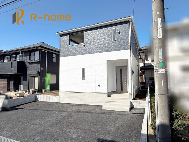 つくば市若葉第11　新築戸建て　1号棟の外観|ご予約を頂ければ、『平日』はもちろん『早朝』や『夜間』もご見学可能です♪お気軽にお申し付けください♪