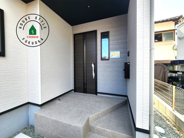 福岡市東区香椎駅東1丁目第3-1棟（1号棟）　の外観：施工例|おでかけの時も帰った時も、「我が家」を最初に感じでもらえる素敵な空間に。