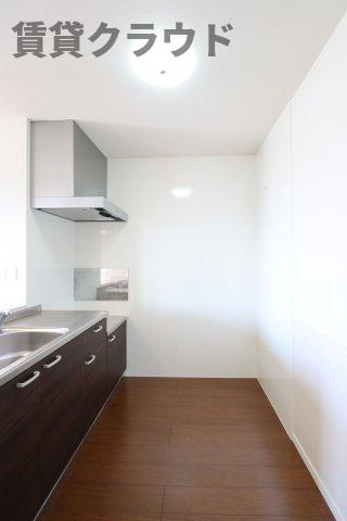 ルミエールDのキッチン|きれいなキッチンです