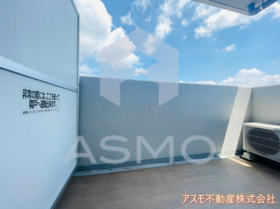 【バルコニー】 | LIVE FLAT桜宮 | 同マンション別部屋、参考写真