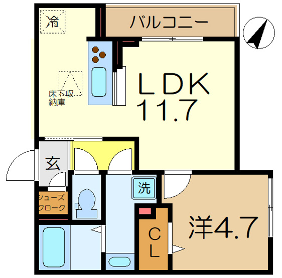 【間取り】 | D Paina 井土ヶ谷中町