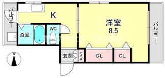 【間取り】 | 元町ハイツⅡ | １ＤＫ♪