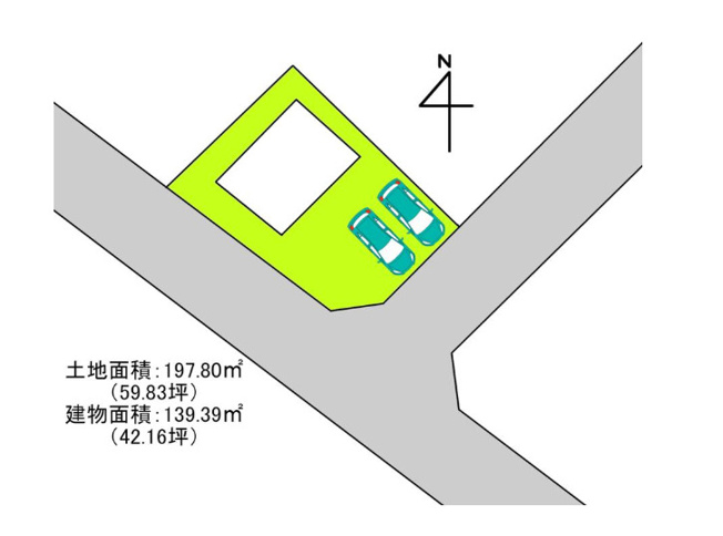 【区画図】 | 前橋市広瀬町　中古住宅