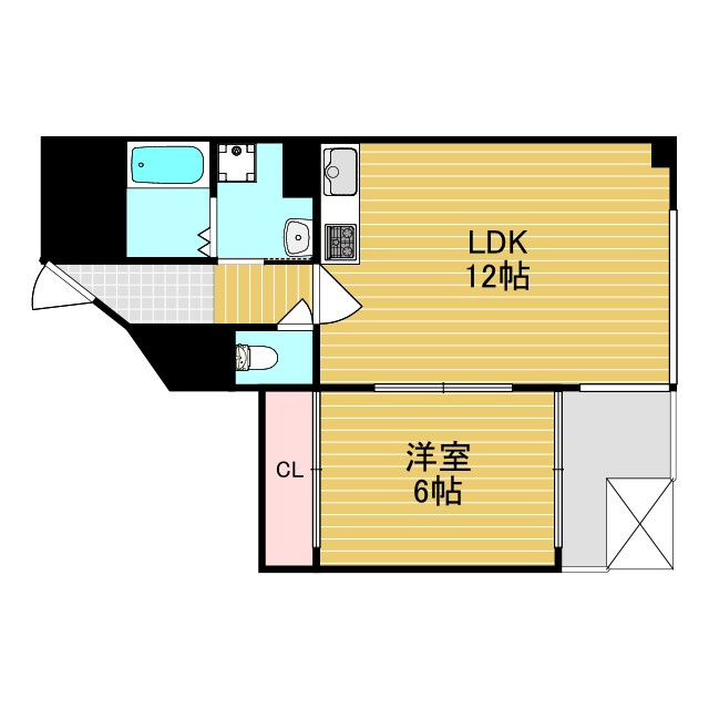 三恵上新庄ハイツの間取り