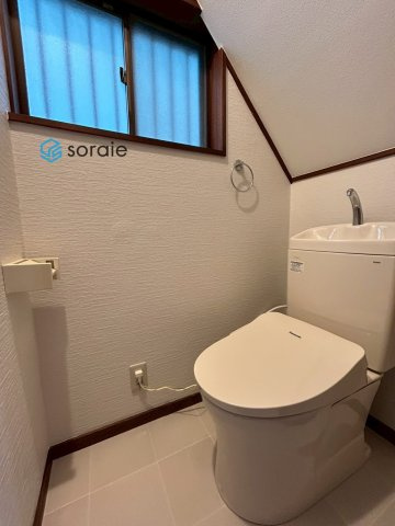 所沢市東狭山ヶ丘　中古戸建のトイレ|令和7年11月13日撮影。