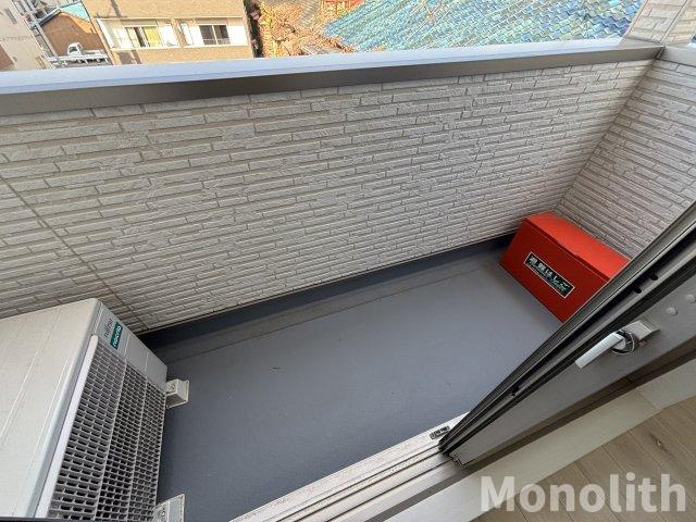 ジーメゾン岸和田スフィールのバルコニー