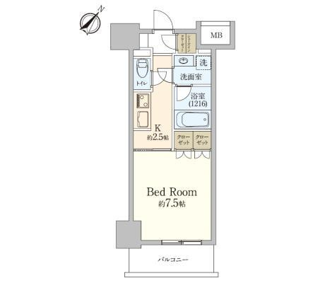 プラネソシエ神戸元町の間取り