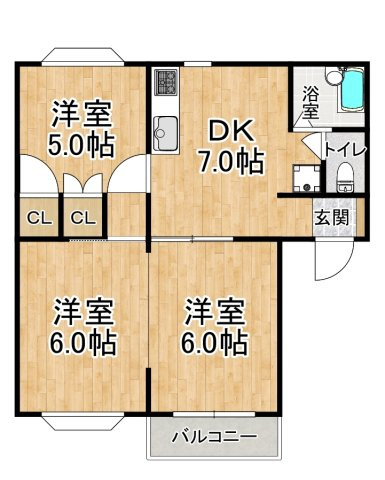 YTパルデメールの間取り|※間取りが現況と異なる場合は現況を優先します※