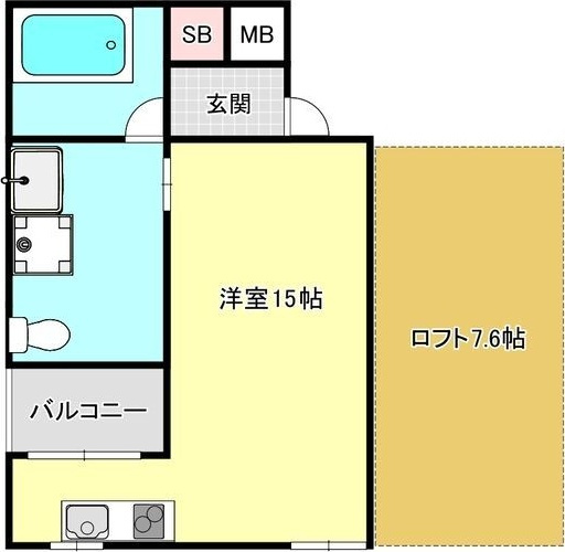パロス山本通りの間取り