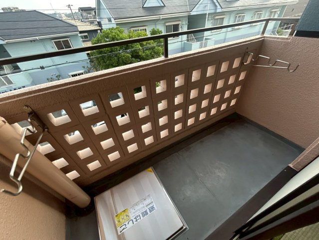 今田マンションA棟のバルコニー