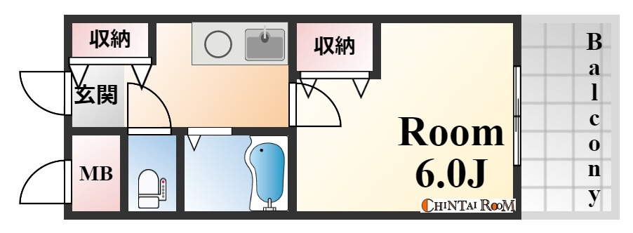 ローテローゼ本山の間取り