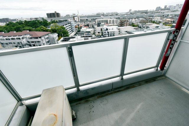 プライマル西宮夙川のバルコニー