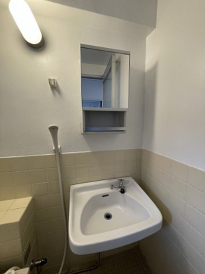 【洗面所】 | クリーンハイツ豊里 | 脱衣スペースもあります