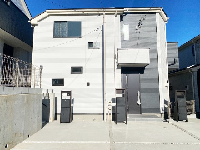 祝成約済み　八王子市　上柚木　新築戸建て　１期の外観|～仲介手数料無料☆八王子ひなた不動産～　八王子市上柚木　新築戸建て