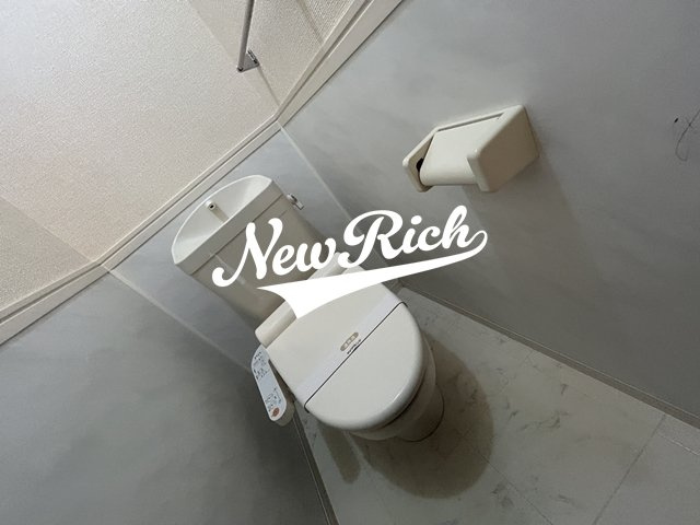 高崎市大八木町のアパートのトイレ