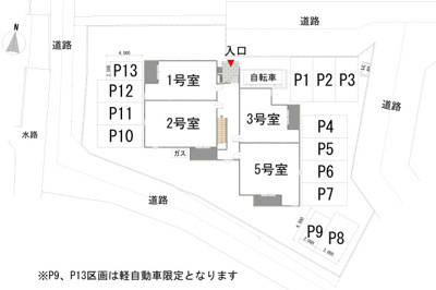 【区画図】 | REGALEST 庭瀬Ⅱ