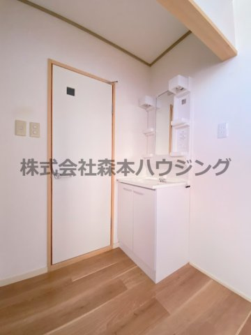 【洗面所】 | 　グリーンハイツさんわA棟 | 使いやすい洗面所です
