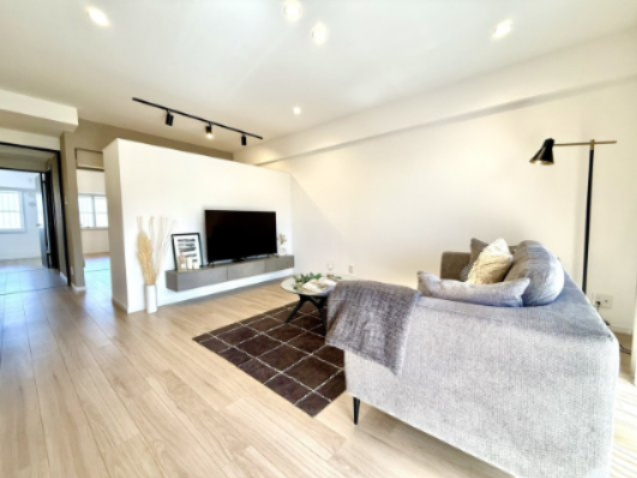 ロイヤルコンフォート日進の居間・リビング|LDK約20帖