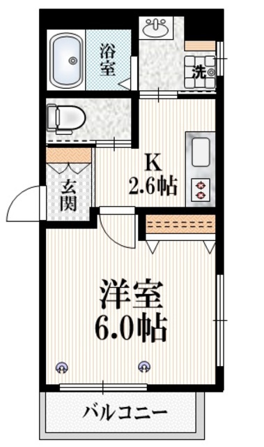 エンネコバの間取り|★角部屋２面採光★