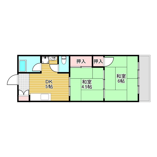 庄内フラッツの間取り