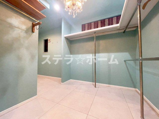 加島1戸建の収納|大きなスペースがあり、収納には困りません