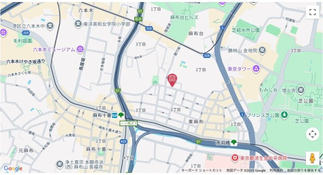 【地図】 | ★仲介手数料無料★麻布狸穴ナショナルコート（リノベーション工事済み）